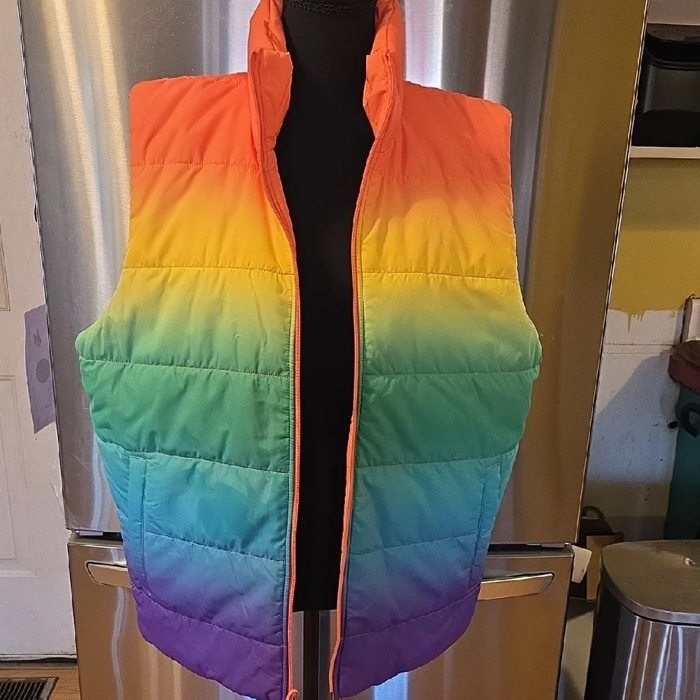 Crayola Rainbow Gradient Women's Vest - Picture 1 of 4
